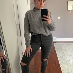 Abercrombie mock neck sweater